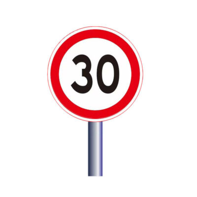 Traffic Guidance and Speed Limit Signs