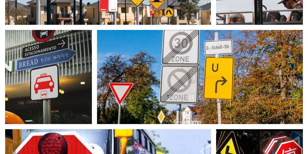 UK Standard Highly Reflective Traffic Warning and Regulatory Road Signs (6) UK standard highly reflective traffic road