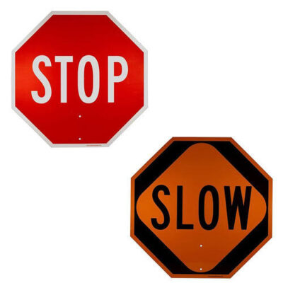 Road Warning and Construction Signs