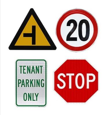 Road Warning and Construction Signs