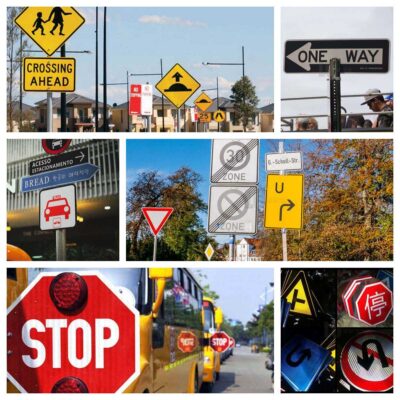 Road Warning and Construction Signs