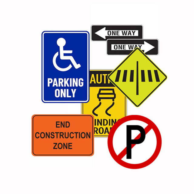 UK Standard Reflective Traffic Regulatory Signs Manufacturer (7) Road Warning and Construction Signs