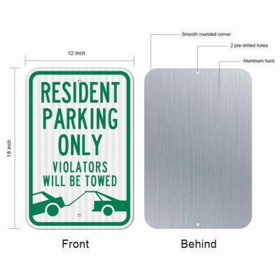 Reflective Traffic Safety Warning Sign
