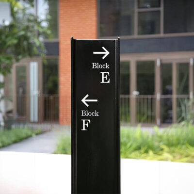 Outdoor LED Stainless Steel Street Sign