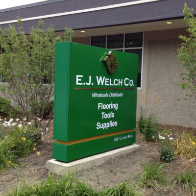 Outdoor LED Stainless Steel Street Sign