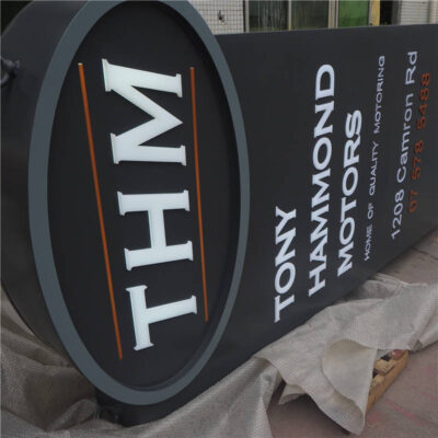 Outdoor LED Stainless Steel Street Sign