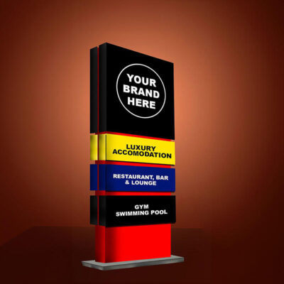 Outdoor LED Stainless Steel Street Sign