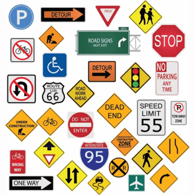 Wholesale bulk aluminum traffic regulatory signs