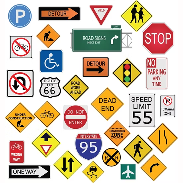 Wholesale Bulk Supply Regulatory Traffic Signs (2) Wholesale bulk aluminum traffic regulatory signs