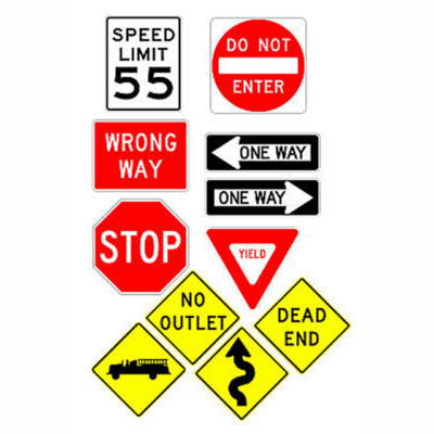 Wholesale bulk aluminum traffic regulatory signs