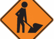 traffic safety and construction warning signs