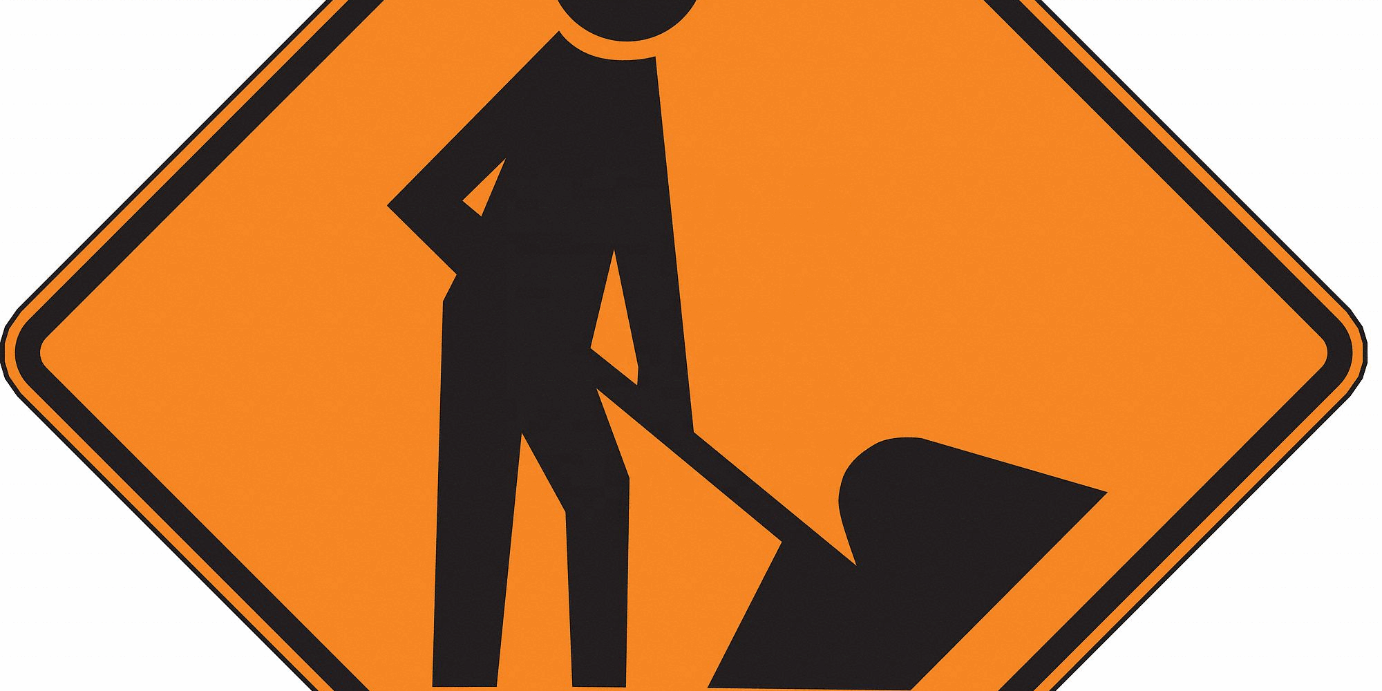 Wholesale Durable Aluminum Alloy Reflective Traffic Safety and Construction Signs (2) traffic safety and construction warning signs