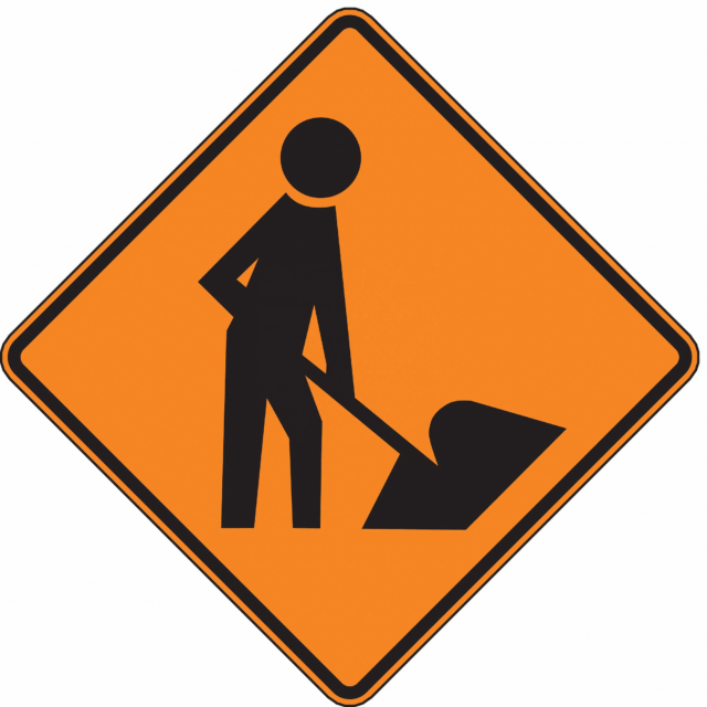 Wholesale Durable Aluminum Alloy Reflective Traffic Safety and Construction Signs (2) traffic safety and construction warning signs
