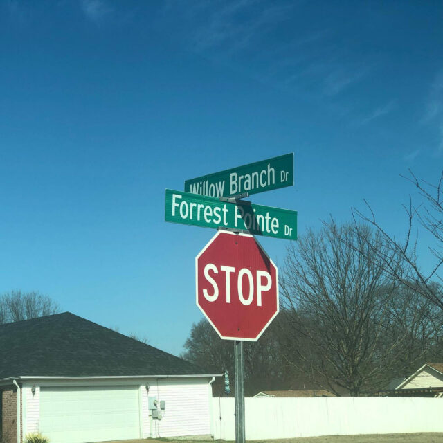 street parking road safety signs